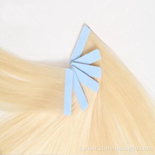 Platinum Blonde Color  613  2.5gram/piece 18" Remy Tape In Human Hair Extension Full Cuticle 20pcs/pack